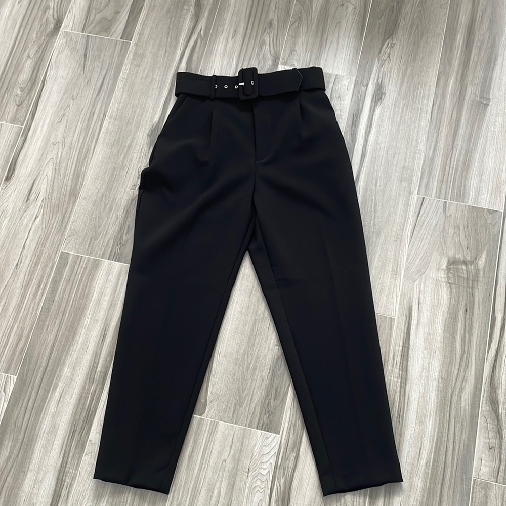 ZARA belted pants